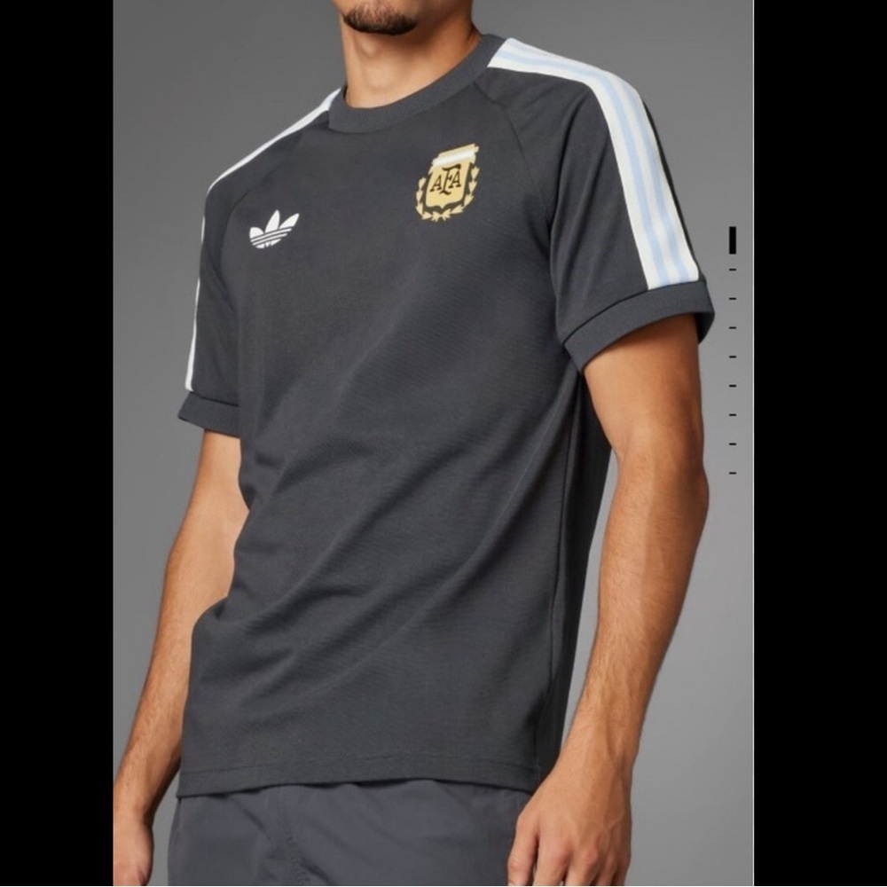 Adidas Classics OG Argentina Beckenbauer Retro Tee Shirt Size XXL